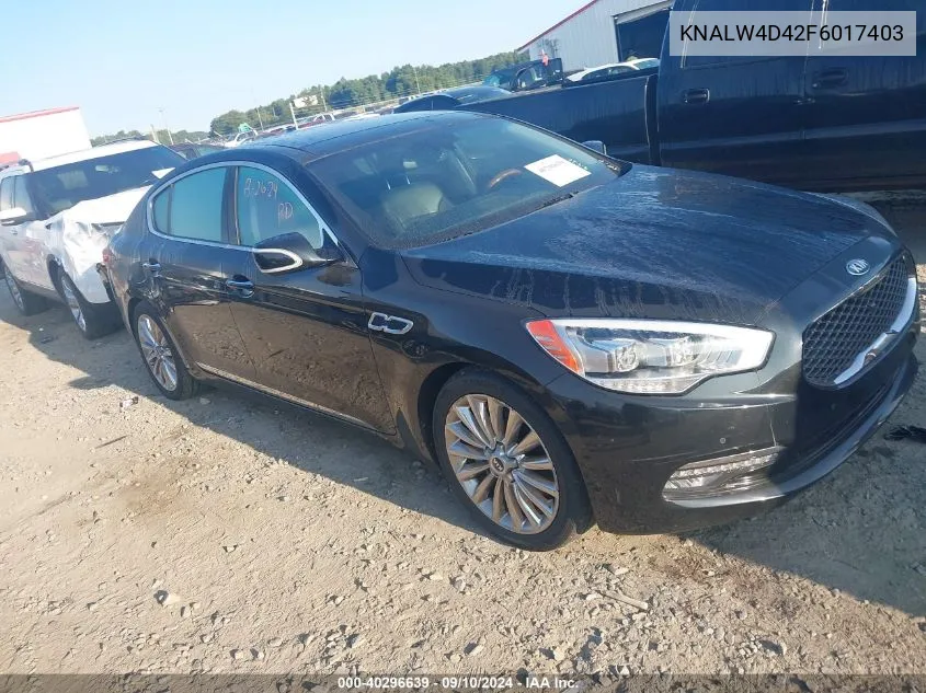 2015 Kia K900 VIN: KNALW4D42F6017403 Lot: 40296639