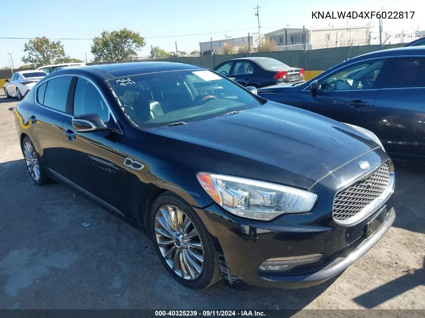 2015 Kia K900 Luxury VIN: KNALW4D4XF6022817 Lot: 40325239