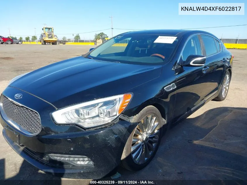 KNALW4D4XF6022817 2015 Kia K900 Luxury