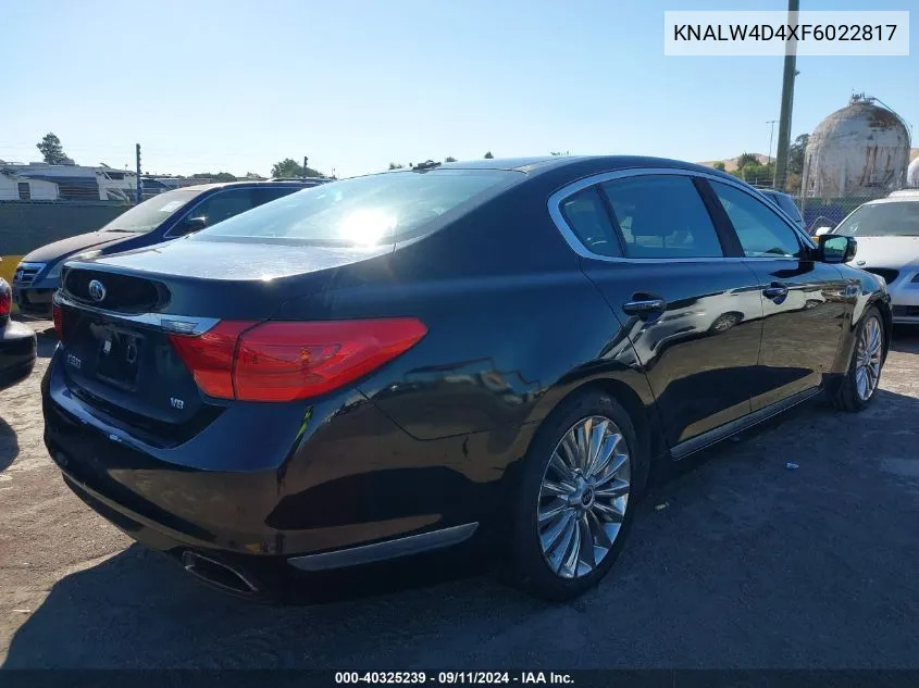 KNALW4D4XF6022817 2015 Kia K900 Luxury