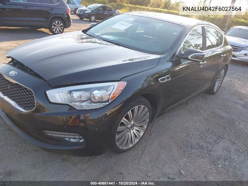 KNALU4D42F6027564 2015 Kia K900 Premium