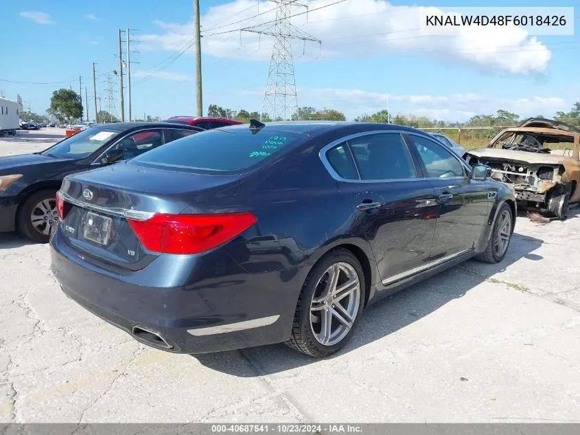 2015 Kia K900 Luxury VIN: KNALW4D48F6018426 Lot: 40687541