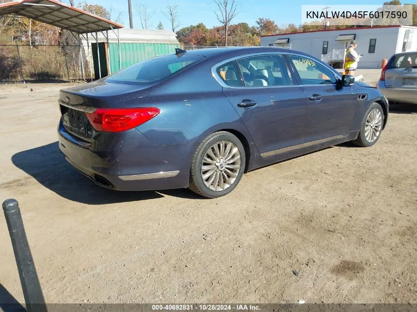 KNALW4D45F6017590 2015 Kia K900