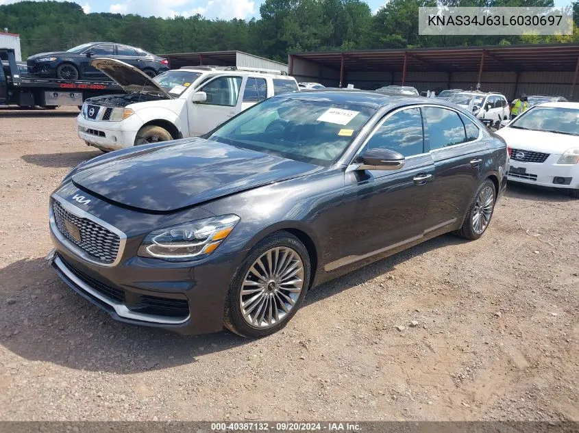 2020 Kia K900 Luxury VIN: KNAS34J63L6030697 Lot: 40387132