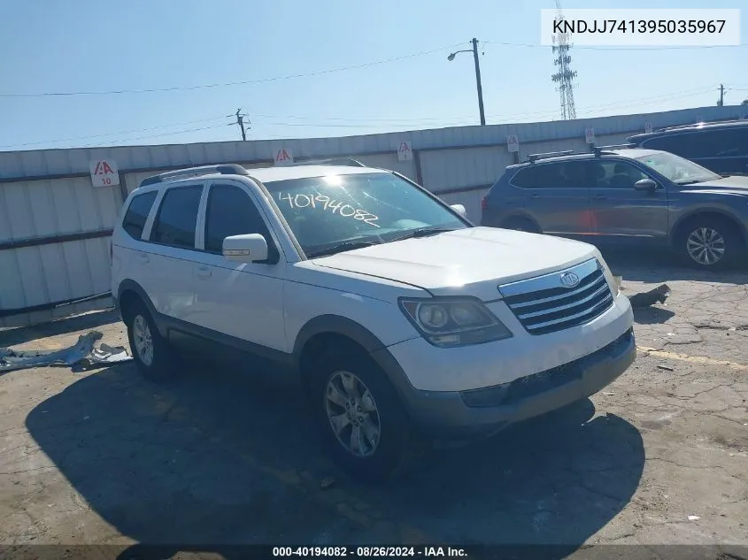 KNDJJ741395035967 2009 Kia Borrego Lx