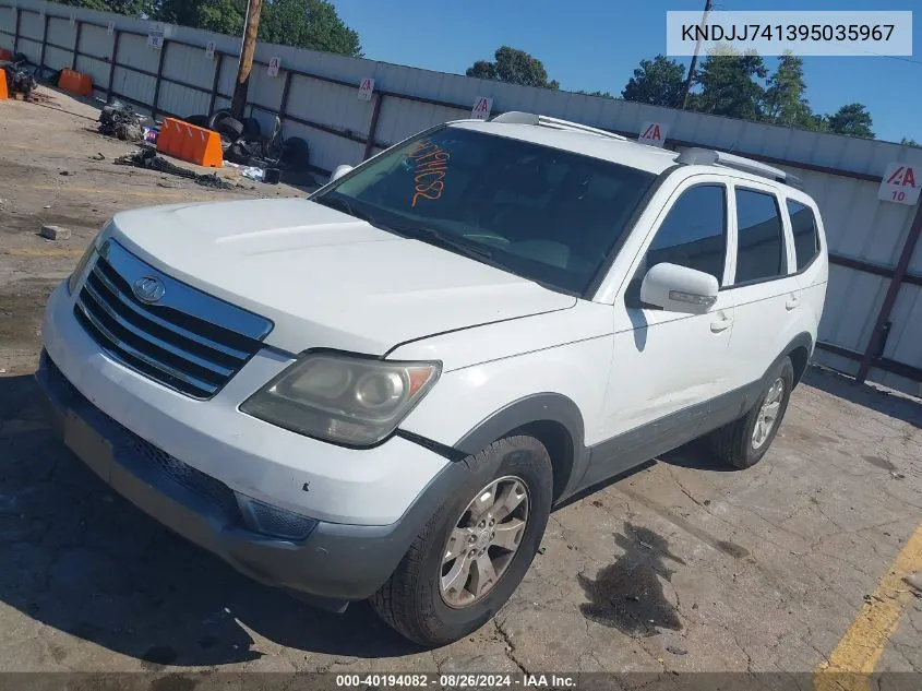 KNDJJ741395035967 2009 Kia Borrego Lx