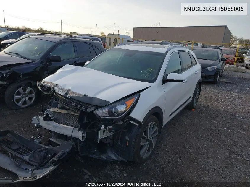 2017 Kia Niro VIN: KNDCE3LC8H5058006 Lot: 12128766