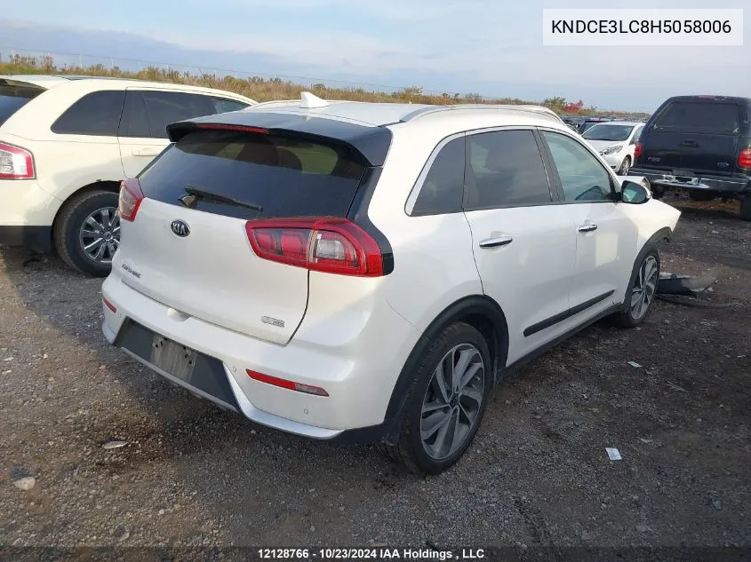 2017 Kia Niro VIN: KNDCE3LC8H5058006 Lot: 12128766