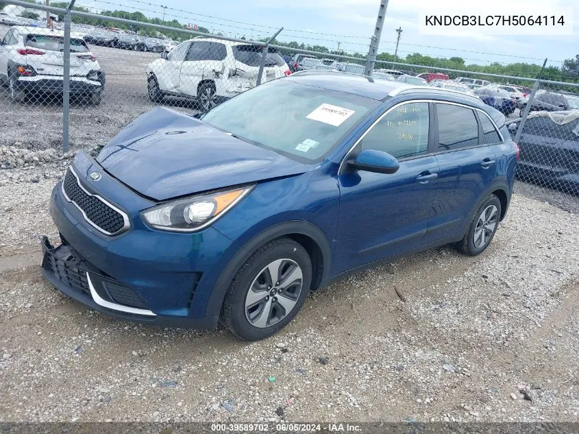 2017 Kia Niro Lx VIN: KNDCB3LC7H5064114 Lot: 39589702