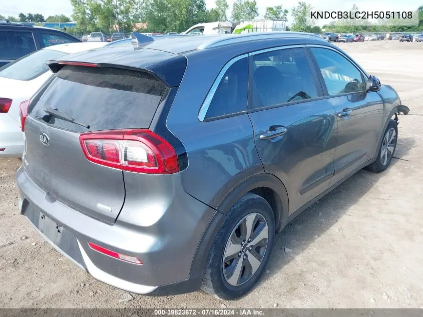 2017 Kia Niro Lx VIN: KNDCB3LC2H5051108 Lot: 39823672