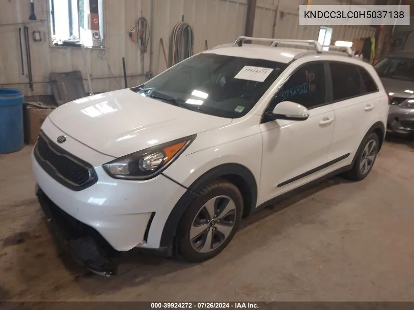 2017 Kia Niro Ex VIN: KNDCC3LC0H5037138 Lot: 39924272