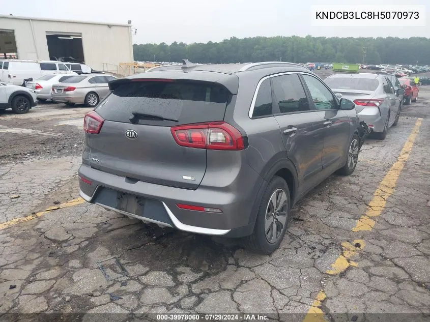 2017 Kia Niro Fe/Lx VIN: KNDCB3LC8H5070973 Lot: 39978060