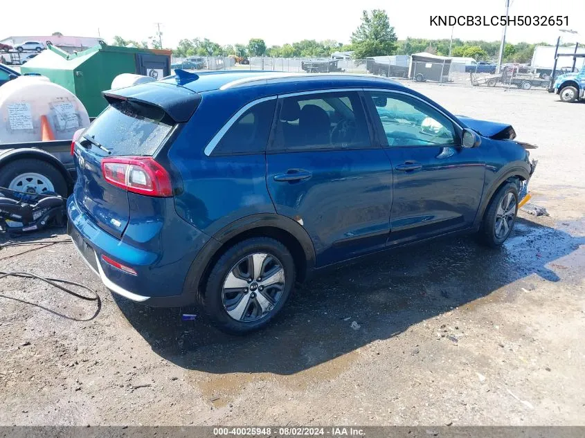 KNDCB3LC5H5032651 2017 Kia Niro Lx