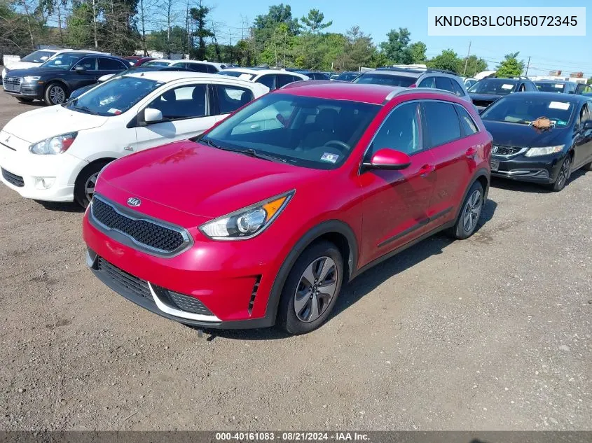 KNDCB3LC0H5072345 2017 Kia Niro Fe/Lx