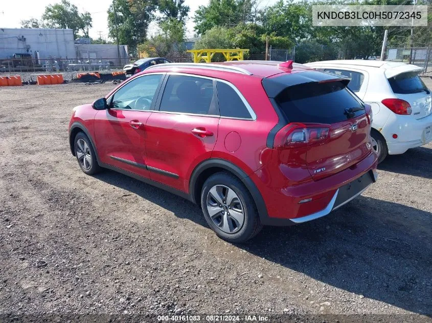 KNDCB3LC0H5072345 2017 Kia Niro Fe/Lx