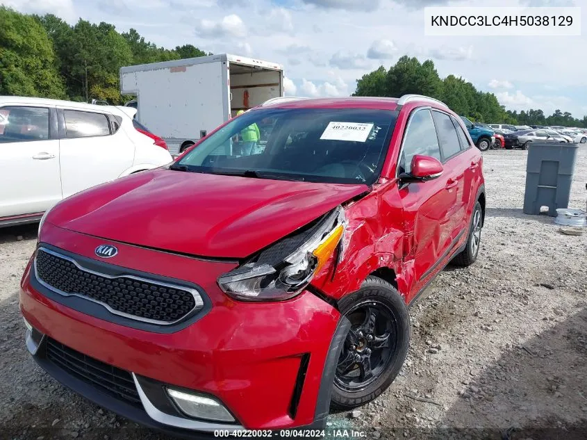 2017 Kia Niro Ex VIN: KNDCC3LC4H5038129 Lot: 40220032