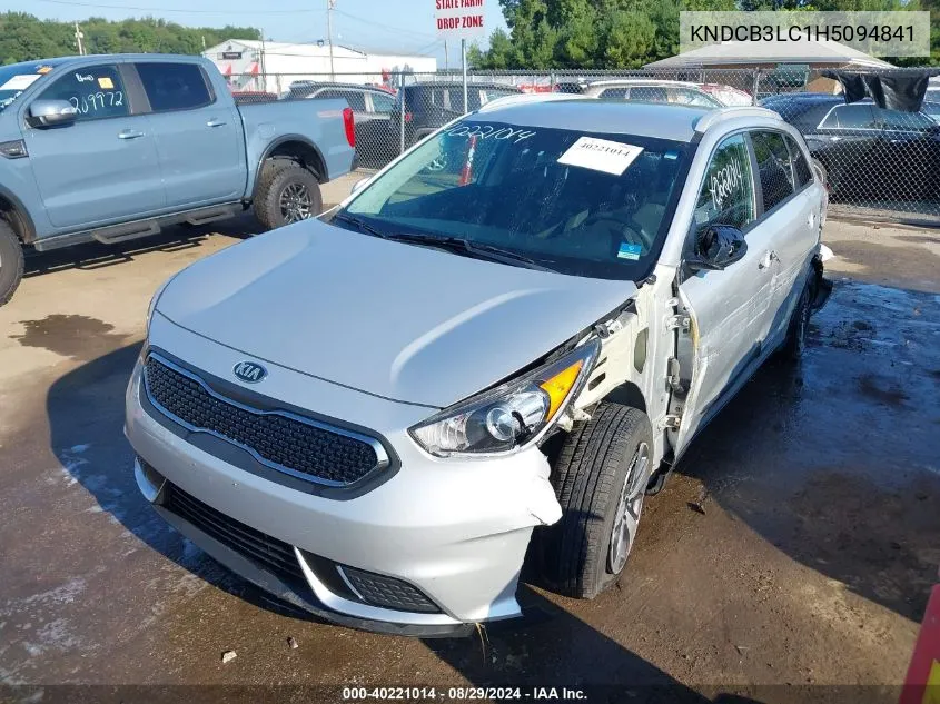 2017 Kia Niro Lx VIN: KNDCB3LC1H5094841 Lot: 40221014