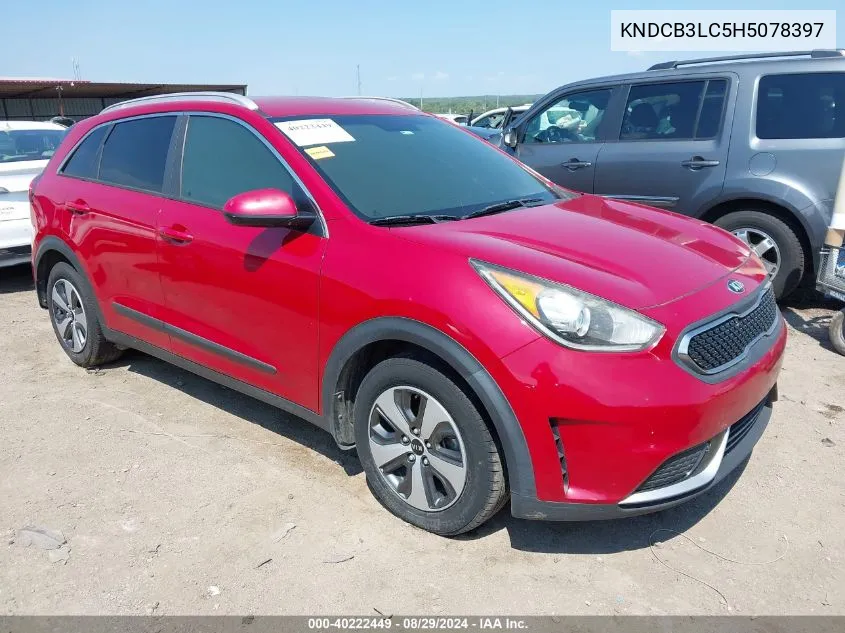 KNDCB3LC5H5078397 2017 Kia Niro Lx