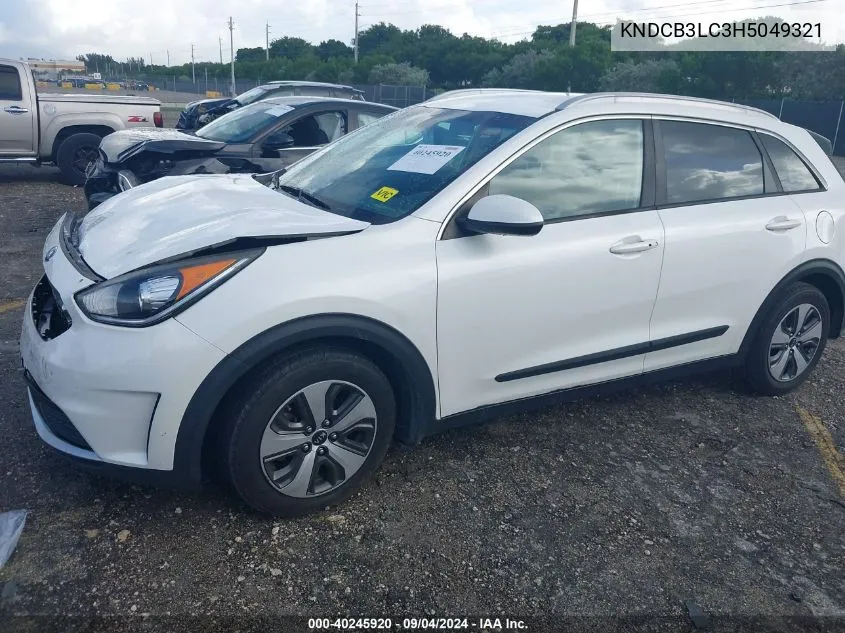 KNDCB3LC3H5049321 2017 Kia Niro Fe/Lx