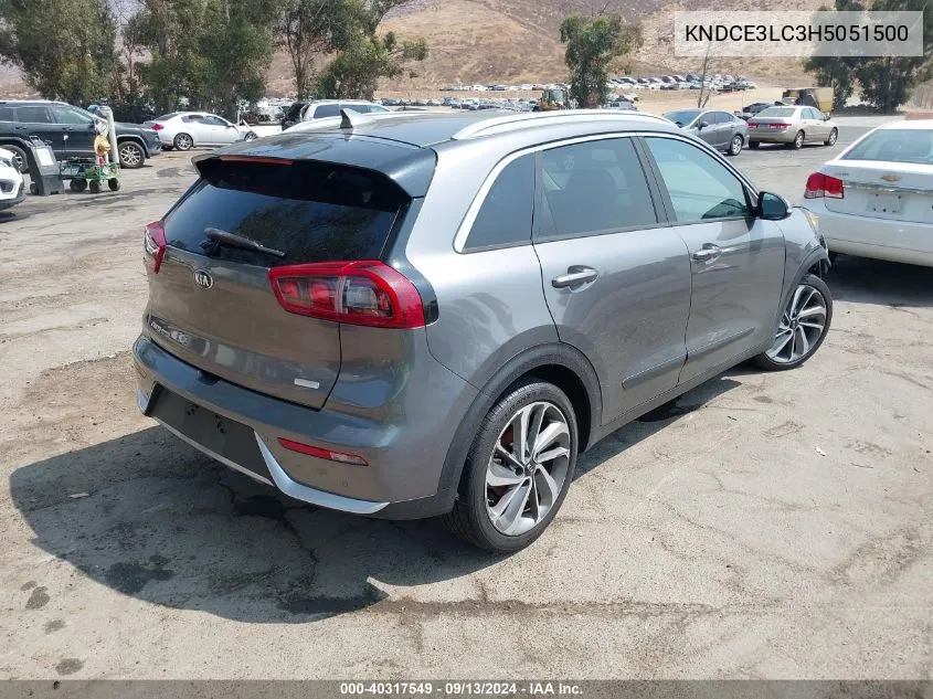 KNDCE3LC3H5051500 2017 Kia Niro Touring