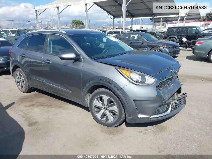 2017 Kia Niro Lx VIN: KNDCB3LC6H5104683 Lot: 40367009