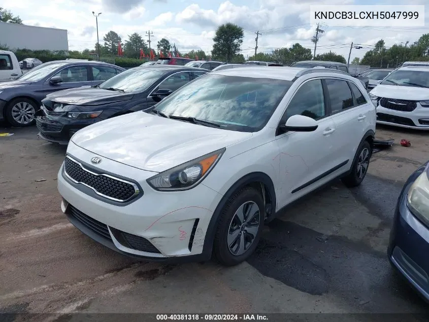 2017 Kia Niro Lx VIN: KNDCB3LCXH5047999 Lot: 40381318