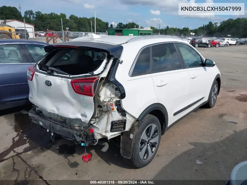 KNDCB3LCXH5047999 2017 Kia Niro Lx