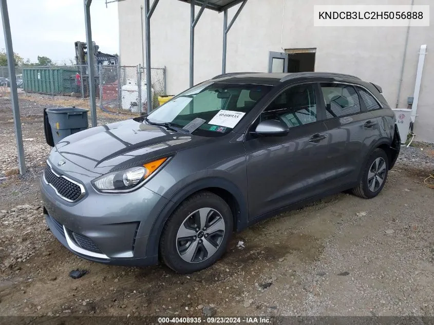 2017 Kia Niro Lx VIN: KNDCB3LC2H5056888 Lot: 40408935