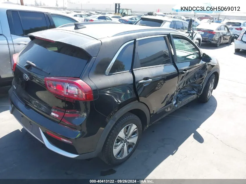 2017 Kia Niro Ex VIN: KNDCC3LC6H5069012 Lot: 40413122