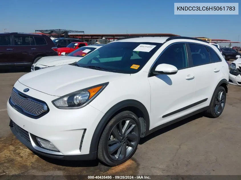 2017 Kia Niro Ex VIN: KNDCC3LC6H5061783 Lot: 40435495