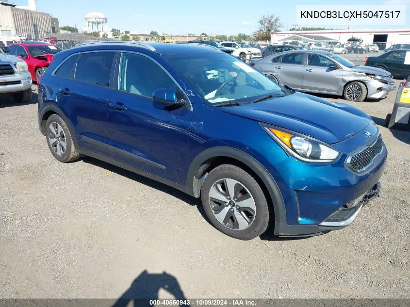 2017 Kia Niro Lx VIN: KNDCB3LCXH5047517 Lot: 40550943