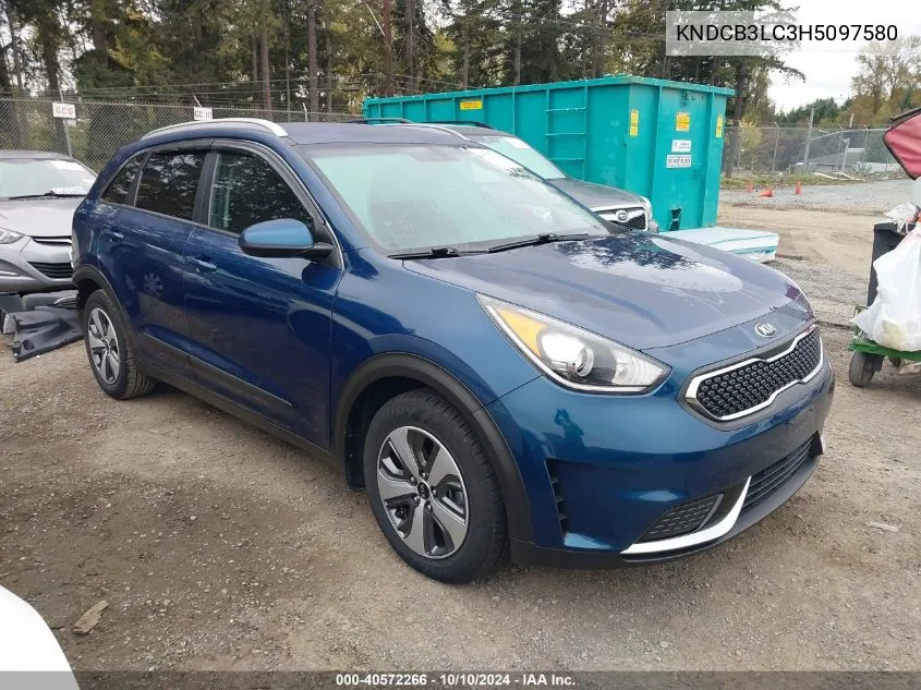 2017 Kia Niro Lx VIN: KNDCB3LC3H5097580 Lot: 40572266