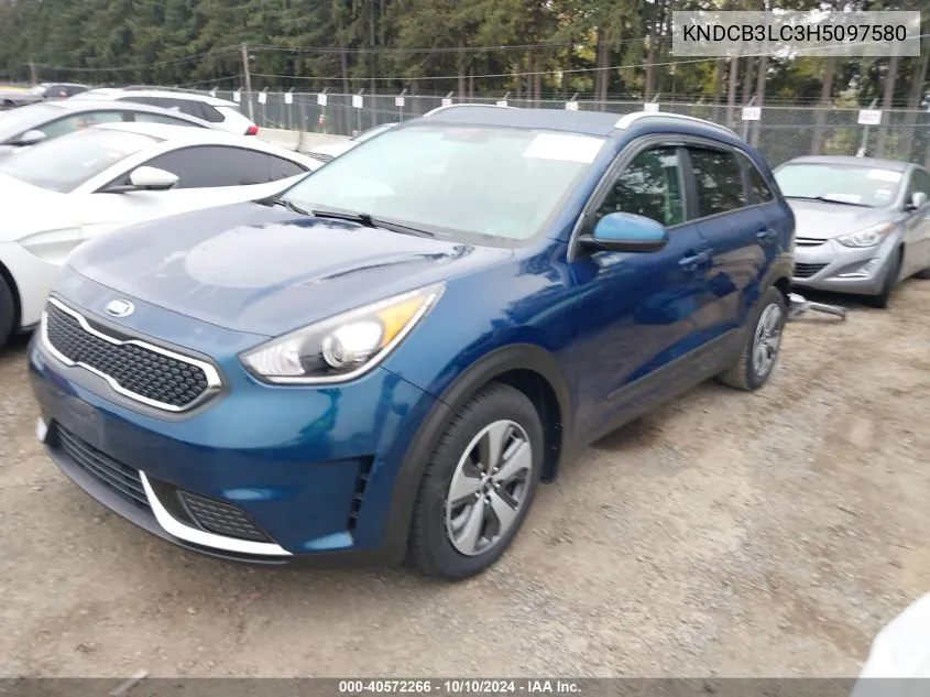 2017 Kia Niro Lx VIN: KNDCB3LC3H5097580 Lot: 40572266