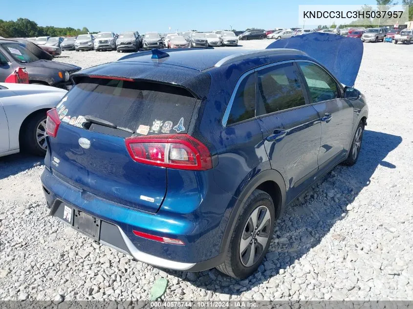 2017 Kia Niro Ex VIN: KNDCC3LC3H5037957 Lot: 40578744