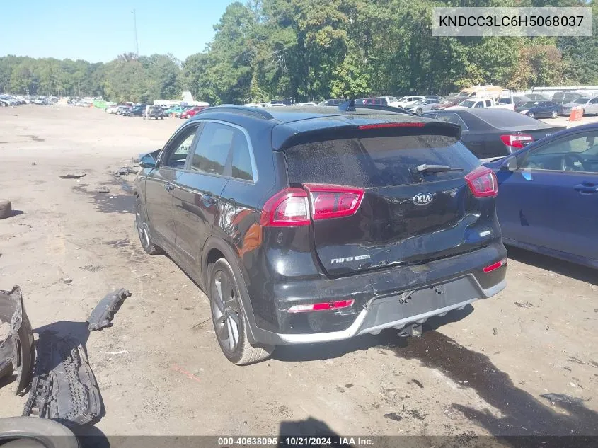 KNDCC3LC6H5068037 2017 Kia Niro Ex