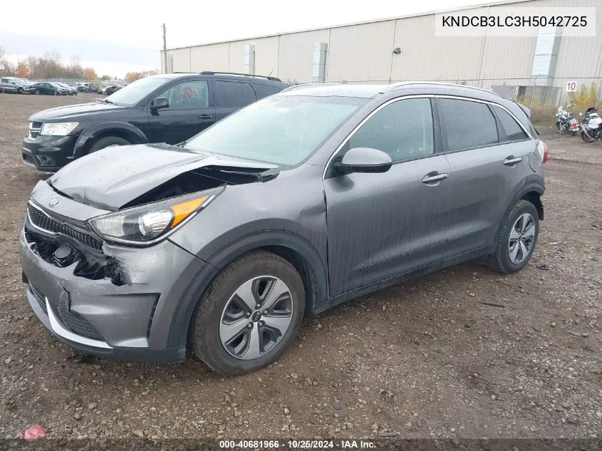 2017 Kia Niro Lx VIN: KNDCB3LC3H5042725 Lot: 40681966