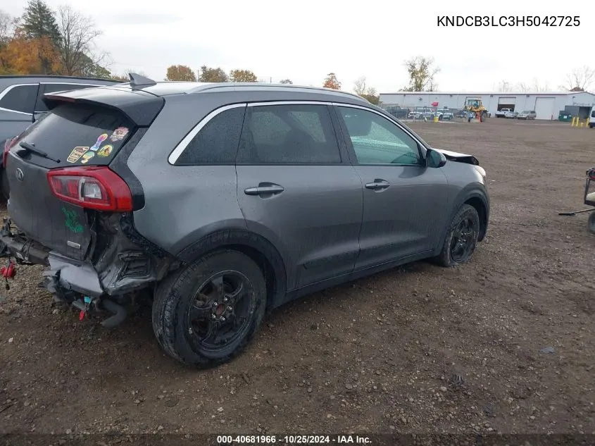 2017 Kia Niro Lx VIN: KNDCB3LC3H5042725 Lot: 40681966