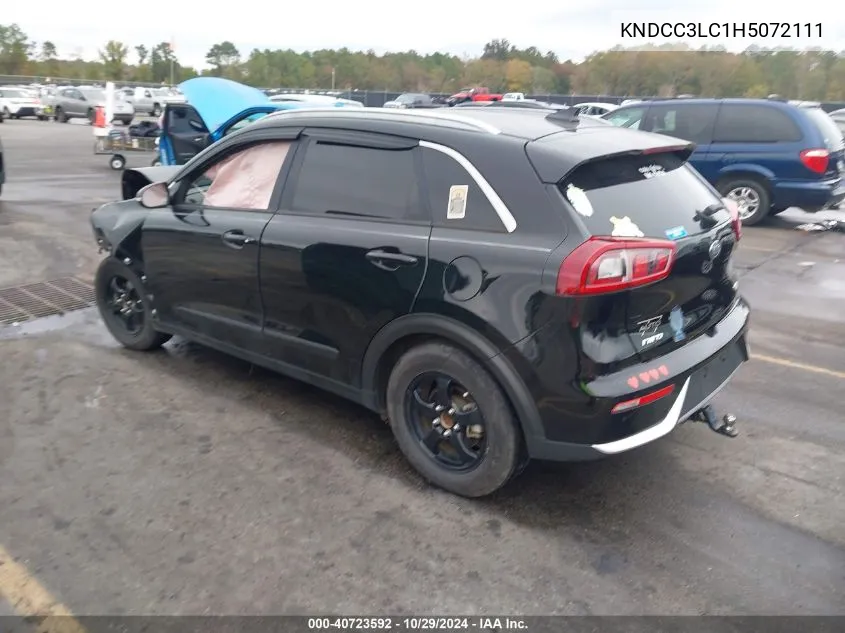 2017 Kia Niro Ex VIN: KNDCC3LC1H5072111 Lot: 40723592