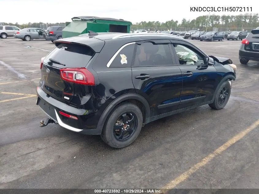 2017 Kia Niro Ex VIN: KNDCC3LC1H5072111 Lot: 40723592