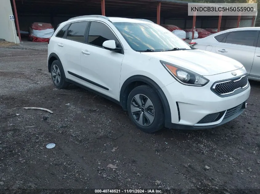 2017 Kia Niro Lx VIN: KNDCB3LC5H5055900 Lot: 40748521