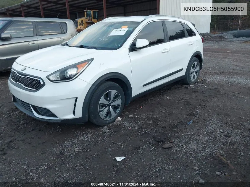 2017 Kia Niro Lx VIN: KNDCB3LC5H5055900 Lot: 40748521