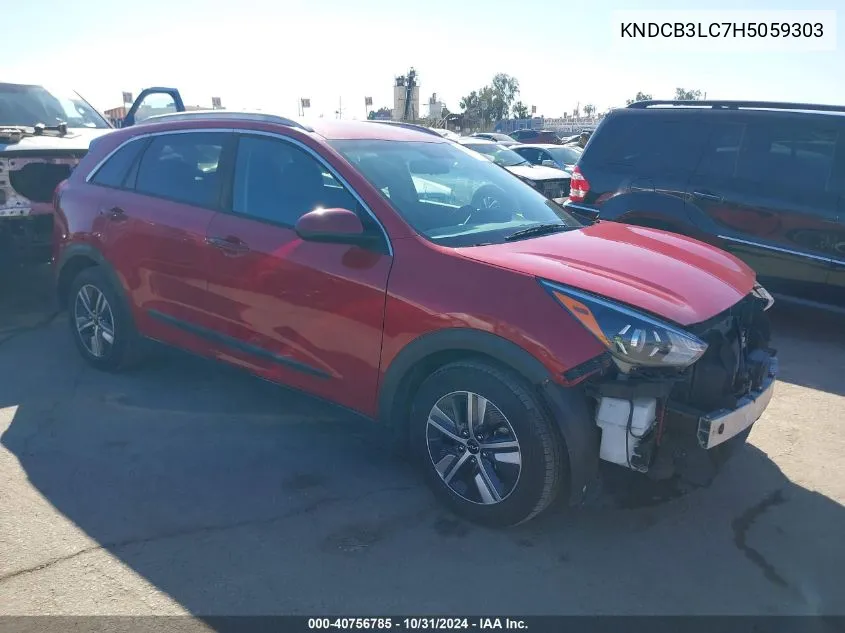 2017 Kia Niro Lx VIN: KNDCB3LC7H5059303 Lot: 40756785