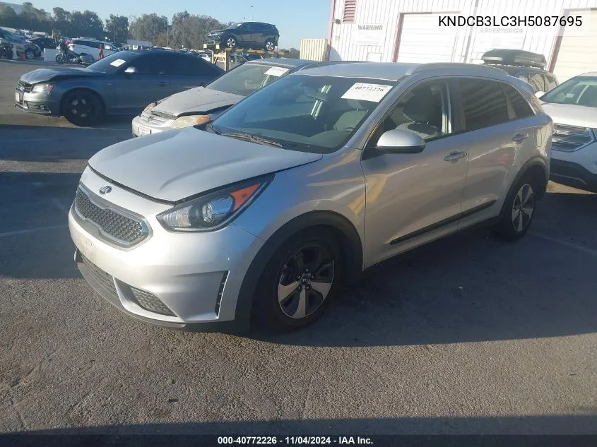 2017 Kia Niro Lx VIN: KNDCB3LC3H5087695 Lot: 40772226