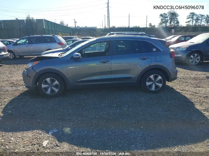 2017 Kia Niro Ex VIN: KNDCC3LC6H5096078 Lot: 40826788