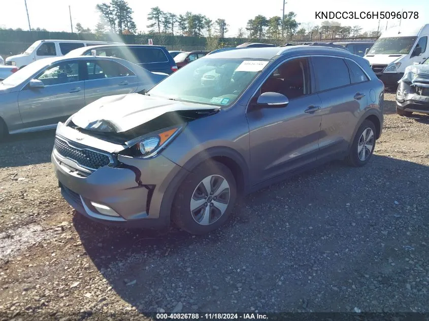 2017 Kia Niro Ex VIN: KNDCC3LC6H5096078 Lot: 40826788