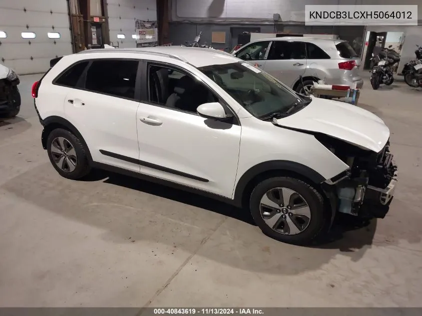 2017 Kia Niro Lx VIN: KNDCB3LCXH5064012 Lot: 40843619