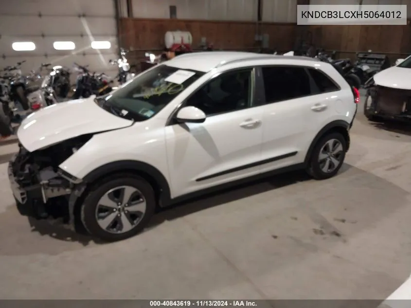 2017 Kia Niro Lx VIN: KNDCB3LCXH5064012 Lot: 40843619