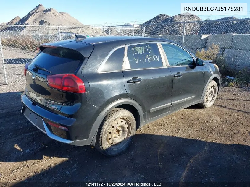 2018 Kia Niro VIN: KNDCB3LC7J5178281 Lot: 12141172