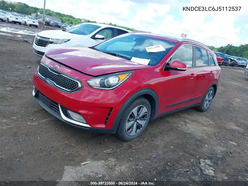 2018 Kia Niro Ex VIN: KNDCE3LC6J5112537 Lot: 39723550