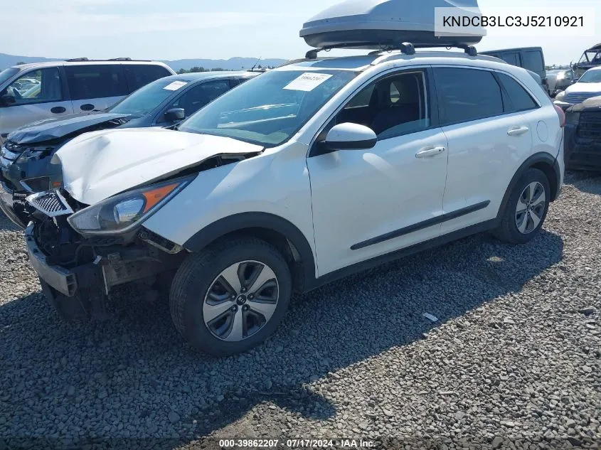 2018 Kia Niro Lx VIN: KNDCB3LC3J5210921 Lot: 39862207